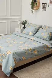 Комплект постільної білизни Moon&Star King Size 220x240 наволочки 2х50х70 Spring Flower Микросатин Premium