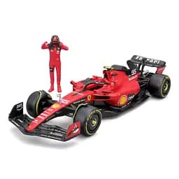 Автомодель з фігуркою Bburago Ferrari SF-23, 1:24 в асортименті (18-26809) - мініатюра 3
