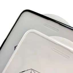 Защитное стекло SUPER D iPhone XR/11 черное с защитной противоударной кромкой