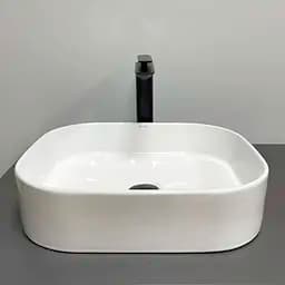Умивальник VBI Vestone 45 white накладний VBI-017000, Білий - мініатюра 2