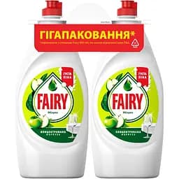 Набор средств для мытья посуды Fairy Яблоко 1.8 л (900 мл x 2 шт.)