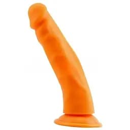 Фаллоимитатор Delux Pure Nature Steven.R 22.5 см оранжевый