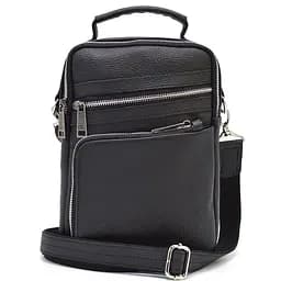 Чоловіча шкіряна сумка через плече TARWA 28х20х8 см sum0025717