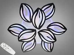 Светодиодная люстра с диммером и LED подсветкой мощностью 165W.