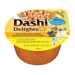Лакомство Inaba Dashi Delights для кошек тунец с сыром 70 г