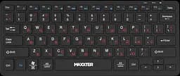 Клавіатура бездротова Maxxter KBW-C01B-UA Black - мініатюра 1
