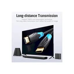 Кабель мультимедійний HDMI to HDMI 8.0m V2.0 4K 60Hz PVC Vention (AACBK) - мініатюра 6
