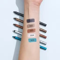 Олівець для очей Gosh Metal Eyes Liner відтінок 004 (Silver stone) 1.2 г - мініатюра 4
