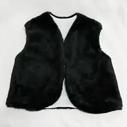 Маскарадная жилетка черная 35см