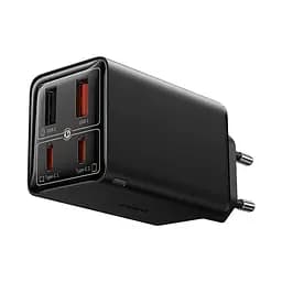 Мережевий зарядний пристрій Baseus GaN6 Pro Fast Charger 2C + 2U 65 W (P10162701113-00) чорний