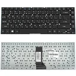 Клавіатура для ноутбука ACER (AS: 3830, 4830, TM: 3830, 4755, 4830) ukr, black, без фрейма (Win 7)