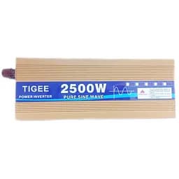 Инвертор напряжения Tigee Power Inverter 004 c 24V на 220V 2500W чистая синусоида Yellow, 1 розетка (11042)