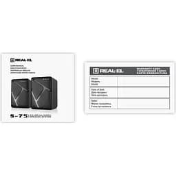 Акустична система REAL-EL S-75 Black (EL121100015) - мініатюра 6