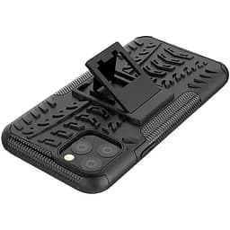 Чохол-накладка Toto Dazzle Kickstand 2 in 1 Case Apple iPhone 11 Pro Black - мініатюра 5