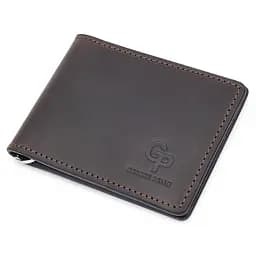Кожаный мужской зажим для денег GRANDE PELLE 11х8х0.7 см acs0018645