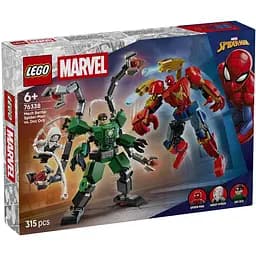 Конструктор LEGO Super Heroes Marvel Битва роботов: Человек-паук vs. Доктор Осьминог 315 деталей (76338)