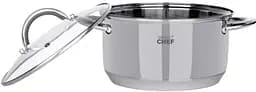 Каструля Bravo Chef 16 см 1.9 л з кришкою kuh0016481 - мініатюра 3