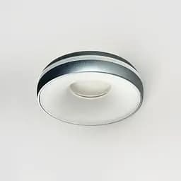 Точковий вбудований світильник у сірому корпусі Ø9,2х4 см | Line F | Арт. JY-DH-52 Grey