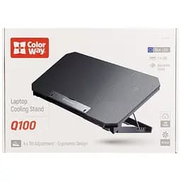 Підставка до ноутбука ColorWay Cooling Laptop Q100, 10-17 (CW-CLQ100) - мініатюра 11