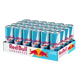 Упаковка енергетичного напою Red Bull без цукру 6 л (0.25 л х 24 банки) - мініатюра 2