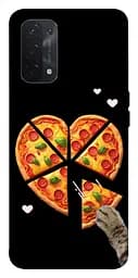 Чохол Demsky Pizza Love Cat для Oppo A54 4G