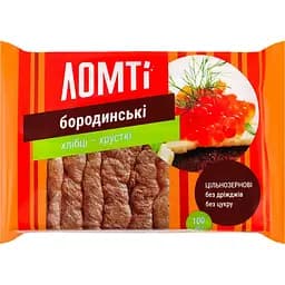 Хлебцы Ломти хрустящие цельнозерновые бородинские 100 г (982886)