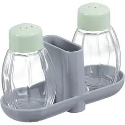 Набір для солі та перцю Fackelmann скло/біопластик (33040)