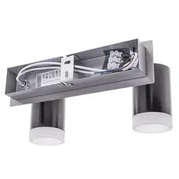 Світильник Brille стельовий спот поворотний LED світлодіодний накладний HTL-206/2 GU10 for SN + BK - мініатюра 6