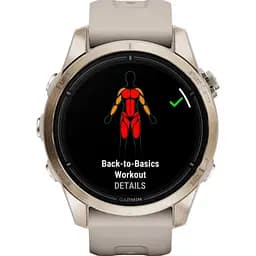Смарт-годинник Garmin Epix Pro [Gen 2] Sapphire Edition 42mm Soft Gold with Light Sand Band [010-02802-10] [86536] - мініатюра 6