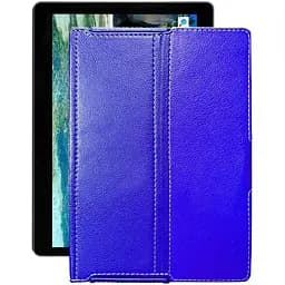 Чехол StatusCASE из экокожи для планшета MIXzo ME1030 4G Синий