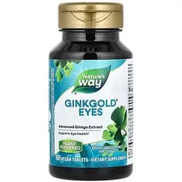 Комплекс каротиноидов Nature's Way Ginkgold Eyes 60 мг 60 таблеток