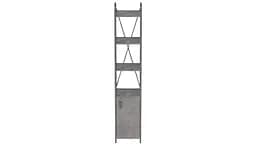 Етажерка 4/34 Ferrum-decor Серії Конект із тумбою 179x34x28 Сірий ДСП Бетон (FRD-104483) - мініатюра 4