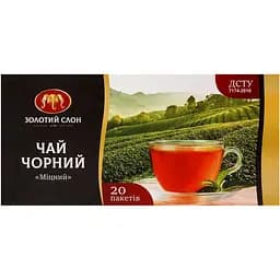 Чай черный Золотой Слон Крепкий 20 шт. х 1.3 г