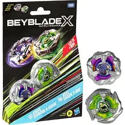 Набор игрушечный Hasbro Beyblade X Dual Pack Set из двух волчков (F9586_G0190)
