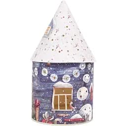 Декор новорічний Yes! Fun Будиночок-світильник LED 21 см сірий (801218)