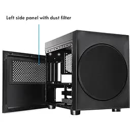 Корпус Chieftec THE CUBE CI-03B-OP, без БЖ, fan 20cm, mATX, Black - мініатюра 14