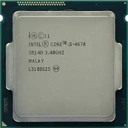 Процессор Intel Core i5 4670 (CM8064601464706) (Socket 1150, 4T, 3.8 ГГц, Tray) Б/у