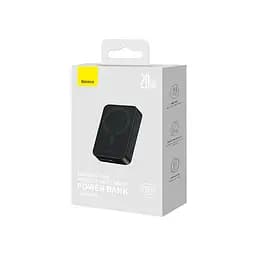 Зовнішній аккумулятор Baseus Magnetic Mini Wireless Power Bank 20000mAh PPCX150001 чорний - мініатюра 4