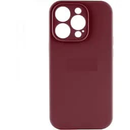 Чохол Silicone Case із захистом камери Full Apple iPhone 15 Pro Rose Red