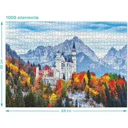 Пазл DoDo Замок Нойшванштайн, Німеччина, 1000 елементів (301169) - мініатюра 3