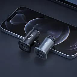 Адаптер автомобільний HOCO Micro USB Cable Wise road dual port car charger set NZ4 2USB, 4.8A - мініатюра 4