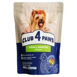 Сухий корм для собак малих порід Club 4 Paws, 400 г