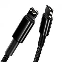 Кабель Baseus Tungsten Gold Fast Charging Cable Type-C to Lightning PD 20W 2m CATLWJ-A01 Black - мініатюра 6