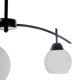 Люстра стельова Brille класична в зал E27 60W BK (LK-562C/3) - мініатюра 2