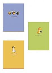 Комплект 3 шт загальних зошитів. Зошит Школярик А4 80 арк. у клітинку 5245 4823088248364