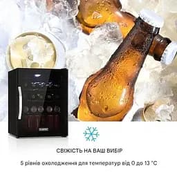 Холодильник для напоїв Klarstein Beersafe XL Onyx (10032871) - мініатюра 8