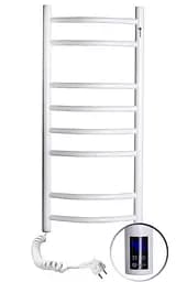 Електрична рушникосушарка Navin Камелія 360x800 Sensor ліва з таймером 12-007133-3680, Білий, Ліве, Електронний