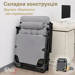Шезлонг 4Points Cloud з подушкою-підголівником та матрасом - мініатюра 7