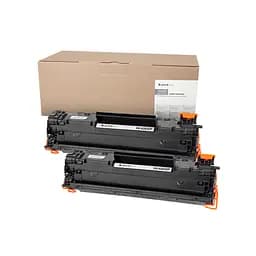 Картридж HP 83A (CF283A), Black, LJ Pro M125/M126/M127/M128/M201/M225, 2 x 1500 стор, PrintPro, Dual Pack (PP-H283DP)