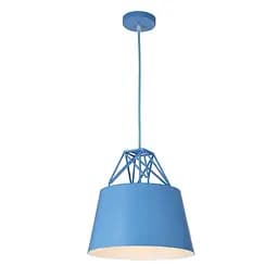 Світильник підвісний Levistella 7529524 BLUE, E27, металевий, діаметр 300 мм, стиль лофт
